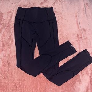 Lululemon leggings with pockets full length